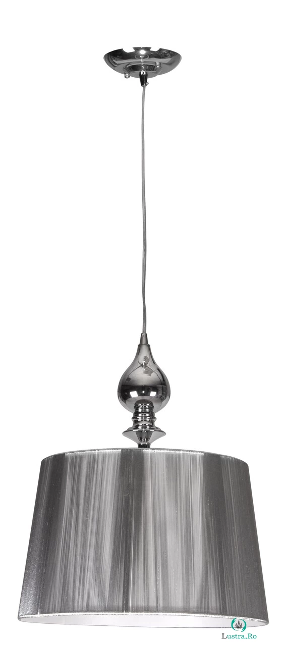 Lustra Gillenia, Candellux, 35 x 120 cm, 1 x E27, 60W, argintiu