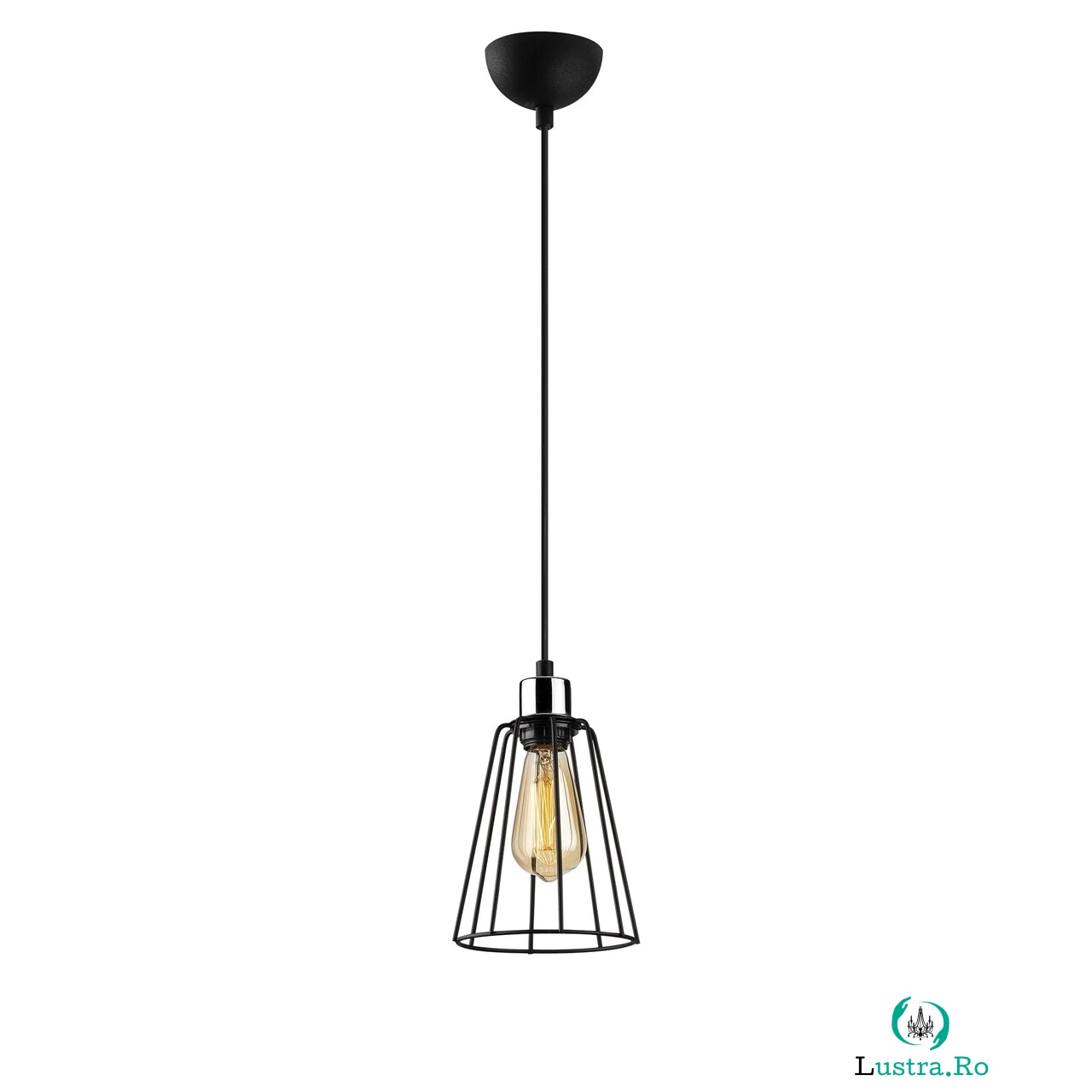 Lustra Opviq Tel Story, E27, 40 W, negru la 82.00 lei ron