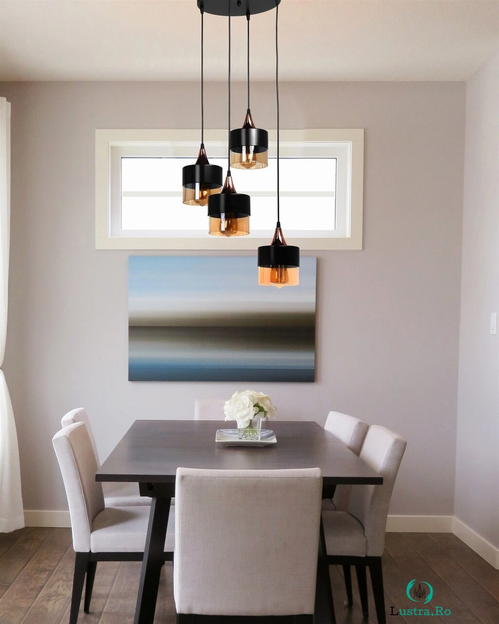 Candelabru, Luin, 8318-4T, E27, 60 W, metal la 411.00 lei ron