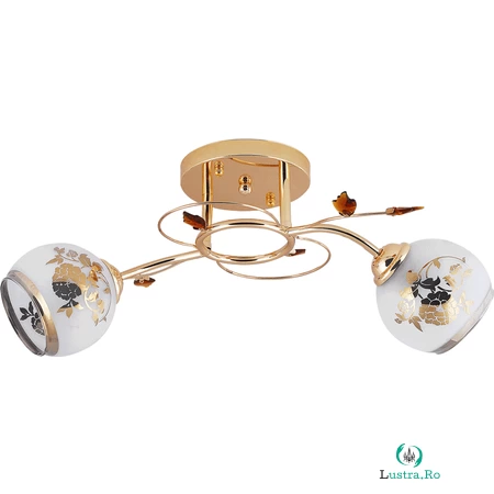 Lustra Alice Auriu+Auriu 2xE27 60W