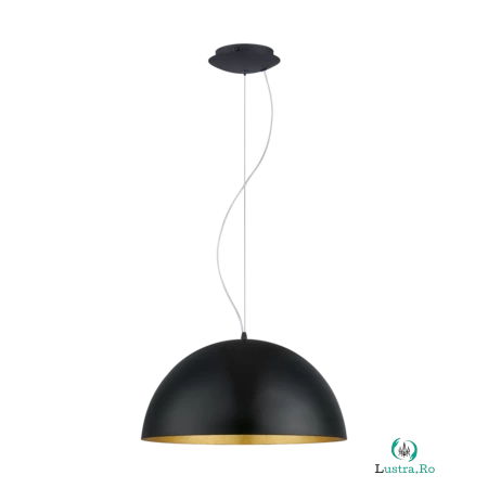 Lampa suspendata GAETANO 1 negru, gold 220-240V,50/60Hz IP20 la 691.81 lei ron