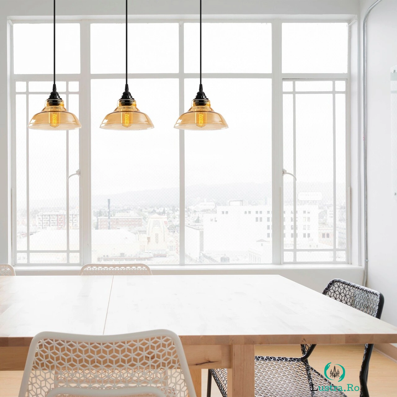 Lustra, Sheen, 521SHN3233, Metal, Negru la 646.00 lei ron