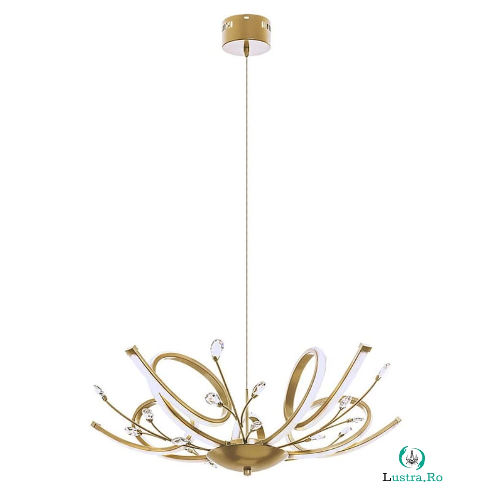 Pendul Romilli, 1 x LED, 30W, 1200 X 620 mm, auriu