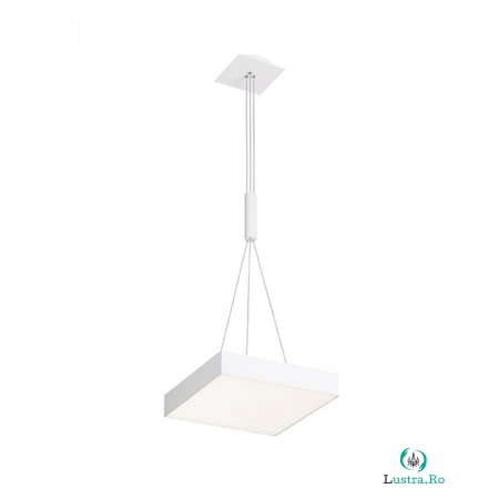 LARISA SQ 30 Corp de iluminat suspendat alb 230V LED 30W 3000K