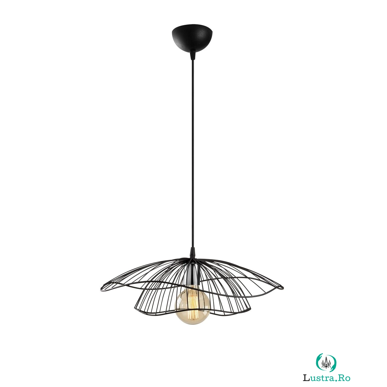 Lustra Opviq Tel Neverending, E27, 100 W, negru la 164.00 lei ron