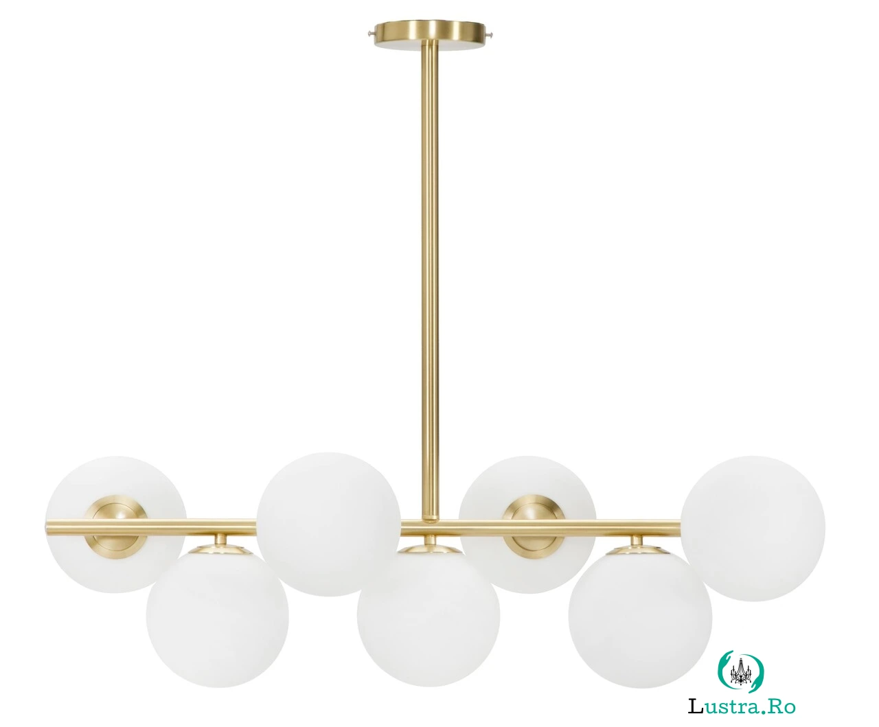 Lustra Glamy, Mauro Ferretti, 7 x E14, 20W, 81x30x74 cm, fier