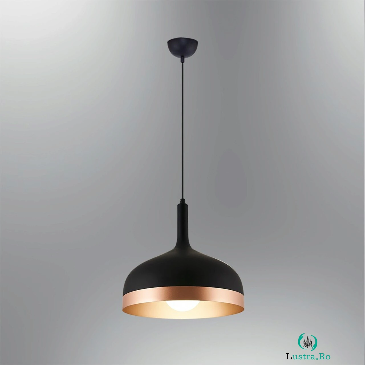 Lustra, Lightric, 414LRC1460, Negru