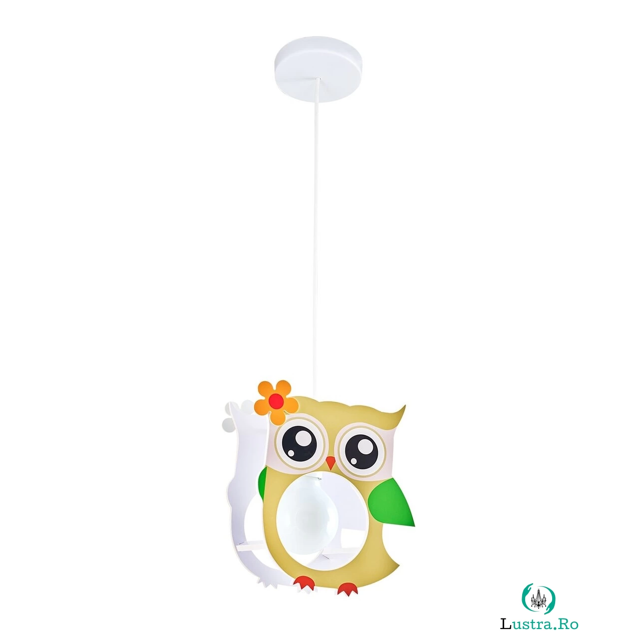 Lustra copii, L1534 - Green, Lightric, 22 x 15 x 75 cm, 1 x E27, 24W, verde la 196.00 lei ron