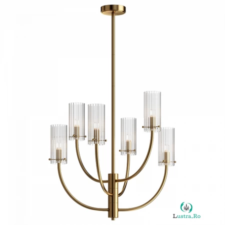 Corp de iluminat suspendat Arco\nMOD223PL-06BS la 2,101.42 lei ron