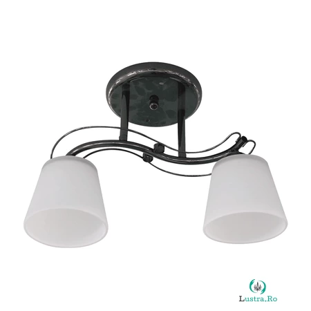 Lustra Aria Crom+Alb 2xE27 60W